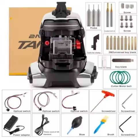 2M2 TANK 2 Pro TANK II Pro CNC Key Cutting Machine Add House Keys Mul-T-lock, Dimple, Multi-point Ke