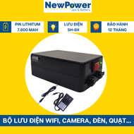 Bộ lưu điện gia đình UPS 12V cho camera wifi Bộ lưu điện DC 12V sử dụng pin lithium bảo hành 12 thán