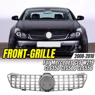 For Mercedes-Benz CLS W219 CLS350 CLS500 CLS550 2008-2010 Front Glossy Black GTR Style Racing Grille