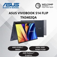 [✅New Ori] Laptop Asus Vivobook S14 Flip Tn3402Qa Ryzen 7