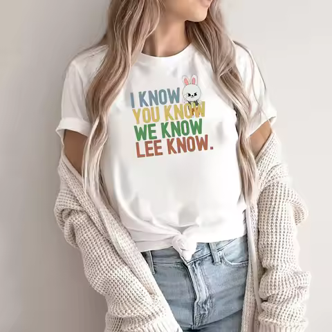 I Know You Know Lee Know Stray Kids Shirt Funny Skzoo Leebit Lee Know Shirt Stray Kpop Shirt Women C