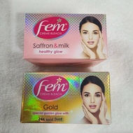 Fem Crème Bleach Pink/Gold Box Eyebrow Dye Cream Color Beard Size 40 Grams