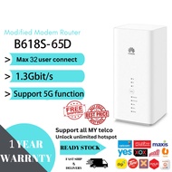 NEW Modified Unlimited Hotspot  Huawei B618 B618S-65D B818-263 4G/5G LTE ULTRA 1300Mbps CAT11 Direct Sim Router