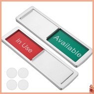 in Use Office Sign Door Occupied Indicator Availability Number Privacy Aluminum Conference Meeting R