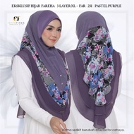 💥TUDUNG FAREHA - SAIZ XL💥 TUDUNG 3 LAYER. BRAND EZZUFIRDA