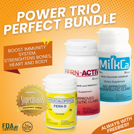 Power Trio - (Fern D / Fern-Activ / Milkca) Vitamins and Minerals I Always with Freebies!