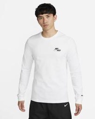 S.G NIKE NSW JUST DO IT DZ2696-100 白色 休閒 穿搭 薄長袖 男款