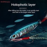 XOYU LUYA Iron Plate Bait Sequins Lure Horse Mouth Bass Bucktails Mandarin Freshwater Sea Fishing Lure SG