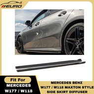 Mercedes Benz W177 W118 A180 A200 A250 CLA180 CLA200 CLA250 AMG Line Side Skirt Diffuser Bodykit Glo