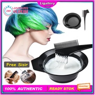 [Ready Stok] 1 Set Mangkuk Cat Rambut + Sisir Semir  Wadah Mangkok Tempat Mewarnai Rambut Alat Peral
