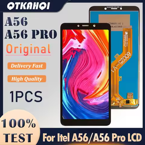 100% Tested Original For Itel A56 LCD Display Touch Screen Digitizer Assembly For Itel A56 Pro Scree