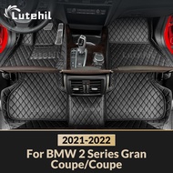 For BMW 2 Series Gran Coupe 2021 Coupe 2022 Custom Car Floor Mats Auto Automobile Carpet Cover Inter