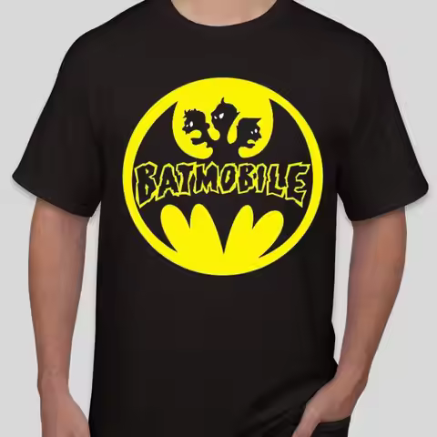 Batmobile T shirt Rock Band Music Punk Medal CBGB Psychobilly