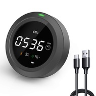 Analyzer Co2 Meter Monitor Air Detector Time Display Ppm Alarm Carbon Monoxide Detector Co2 Tester