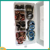 【JL】 100pcs 6-16mm Assorted Sealing Gasket Set Silicone Rubber O-Ring Assortment Kits