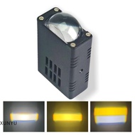 XUNYU Xe ô tô lưới ánh sáng I17 liên tục xe màu sáng LED Grille 1 5 inch Mô tô tiêu điểm màu kép Ánh