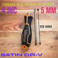 OBENG BOLAK BALIK KARET 4INC(4MM) SATIN CHROME VANADIUM 7625