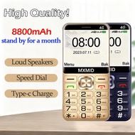G1000 4G Basic Phone for Elderly Parents Mom FM Radio Speaker Loud Big Keypad Handphone telefon Big 