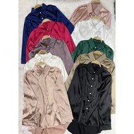 ️ ️NEW ARRIVAL SATIN MUSLIMAH BLOUSE BL777