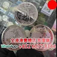 不列顛女神1盎司銀幣，金幣， 銀幣，1安士 盎司 oz，紀念幣，套裝金銀幣，紀念金幣，生肖金幣，鉑金幣，熊貓金銀幣，英女王金幣1/2安士，97年回歸金幣，建國30週年紀念金幣，楓葉金幣1/10oz，富