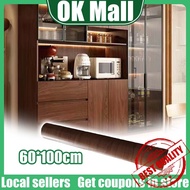 Self Adhesive 3D Wood Wallpaper/Waterproof Kitchen Furniture Sticker/Thick Wood Texture Wallpaper/Ki