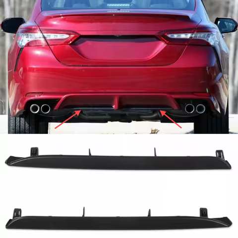 For Toyota Camry SE XSE 2018-2020 US version rear bumper middle lower black decorative strip 52724-0
