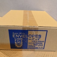 4x9 white envelope good quality