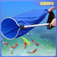 amo Aquarium Koi Sock Net Fishing Net Fish Landing Net Catching Net Soft Mesh Basket