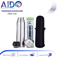 TERMOS Stainless Steel Thermos 350ml 500ml 750ml 1000ml - Hot & Cold Tumblr Thermos Hot Water Thermo