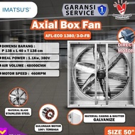 Blower Exhaust Box Fan Kandang Ayam 50 Inch 380V 3 Phase Motor Direct