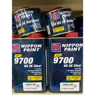 (FREE SHIPPING) NIPPON 9700 HIGH SOLID CLEAR WITH HARDENER/ READY STOCK HARDENER NIPPON CLEAR