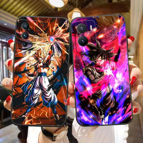D-Dragon Ball Super Saiyans Phone Case For VIVO Y400 Y04 Y15S Y17S Y19S Y20 Y21 Y22S Y27 Y29 Y35 Y36