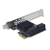 PCI-E Gen3 to 4 Port SATA3.0 Extension Card One for Four 6Gbps High Speed Adapter Card 88SE9215 Chip