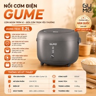 GUME GM-RC13 1.2L Rice Cooker – Maifanite Stone Non-Stick, 500W Capacity, Fast Cooking, Automatic Wa