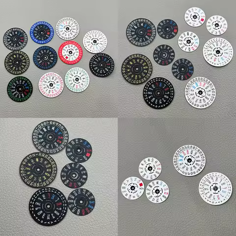 NH36 NH35 Movement Date Wheel Dial Kanji Wheel Wristwatches NH35a NH36a Movement Date Week Dial Part