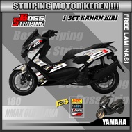 STICKER MOTOR STRIPING NMAX LAMA N-MAX LAMA KODE M180 STIKER MOTOR SETRIPING LIST VARIASI YAMAHA NMA