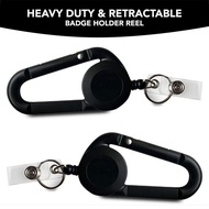 บัตรประจำตัว Key Chain คลิปสายคล้องพวงกุญแจดึง Heavy Duty พวงกุญแจ