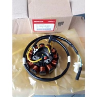 31120-KVB-901ชุดขดลวดสเตเตอร์/ชุดขดลวดแท้ Honda คลิ๊ก110รุ่นคาบูร์ อะไหล่แท้ศูนย์💯%