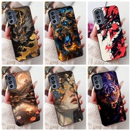 For Motorola Moto G62 5G New Cool Dragon Painting Phone Casing MOTO G62 5G Soft Silicone TPU Case