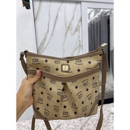 Sling BAG BRAND PAOLO GOMES MADE IN KOREYA GENUINE LEATHER ORIGINAL AUTHENTIC CREAM COLOR SIMILAR TO