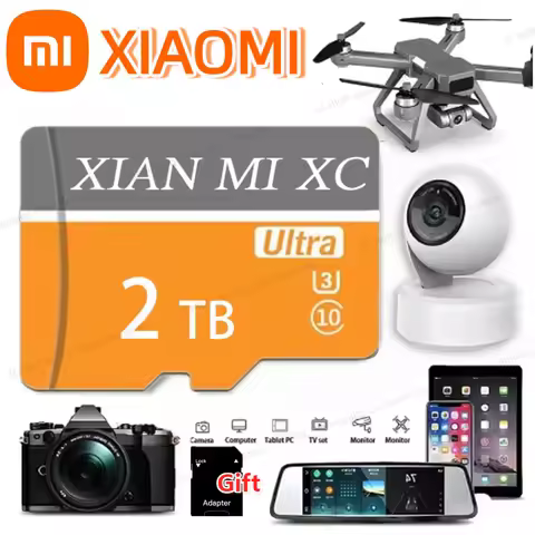 XIAOMI High Speed 2TB SD Memory Card 2TB 1TB Class 10 TF Card 1TB 512GB For Nintendo Switch PC Smart