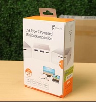 J5 create USB Type-C 多功能迷你擴充電源供應器