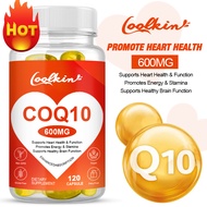 COQ10 Coenzyme Q10 600 mg Vegan Gluten Free Provides Energy Ultra High Absorption