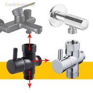 Refined Copper Bidet Valve Adapter T Connector 3 Way Diverter Valve Water for Toilet Bidet Sprayer \