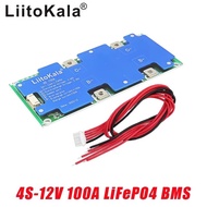 PROMO- LIITOKALA BMS LIFEPO4 4S 12V 100A BMS BATERAI LIFEPO4 12V