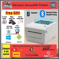 (BUY 1 FREE 4 GIFT) Thermal Printer A6 Thermal Sticker Bluetooth Air Waybill Printer Barcode Label