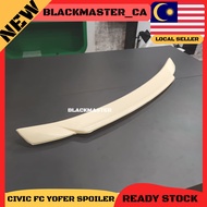 Honda Civic FC 2016-2021 Yofer Spoiler Without Paint ( Small )