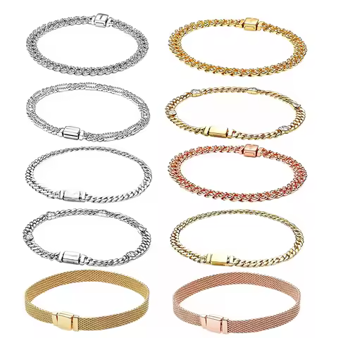 Newly released, 100% 925 sterling silver luxury and elegant bracelet, perfect gift for your loved on