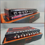 MOHAWK Pre Amp Car Audio MM-SERIES 5 Band 7 Band Parametric Equalizer Control Preamp Mohawk Pre Amp