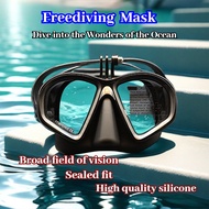 Diving Mask Swimming Goggle Professional Anti-Fog Snorkeling Goggles Silicone Lens Wide-View Trainin